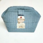 Kit Estuche sanitario de patchwork con telas Paz Giral