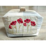 Kit Estuche amapolas de patchwork con boquilla Paz Giral