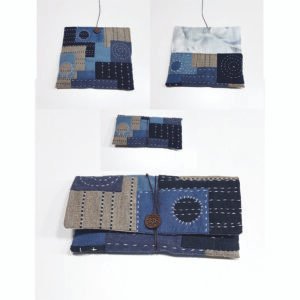 Kit Cartera De Boro Patchwork – Paz Giral