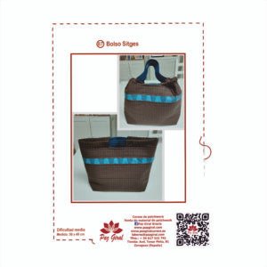 Kit Bolso Sitges de patchwork con telas Paz Giral