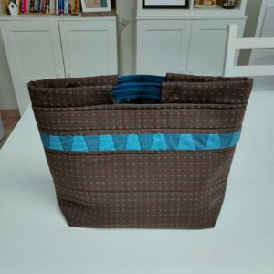 Kit Bolso Sitges de patchwork con telas Paz Giral