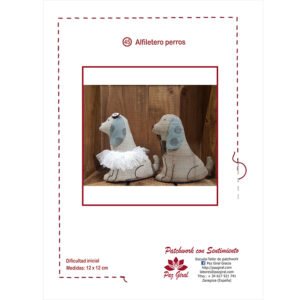Kit Alfileteros Perros Patchwork – Paz Giral