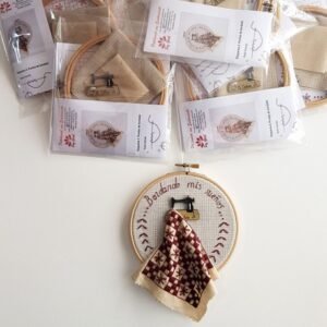 Bastidor Bordado Con Manta