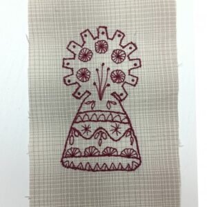 Entretela impresa soluble Virgen del Pilar