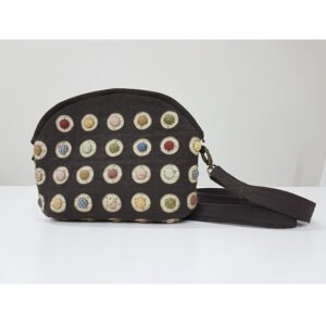 Patrón descargable pdf Bolso con círculos