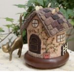 Patrón descargable pdf Alfiletero casita