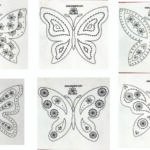 Entretela soluble mariposas