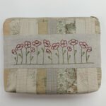 Entretela soluble amapolas