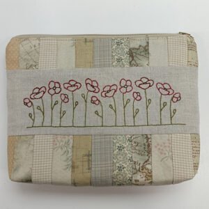 Entretela soluble amapolas