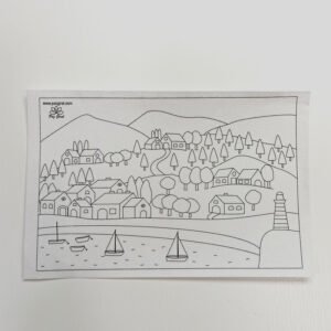 paisaje mar y montaña