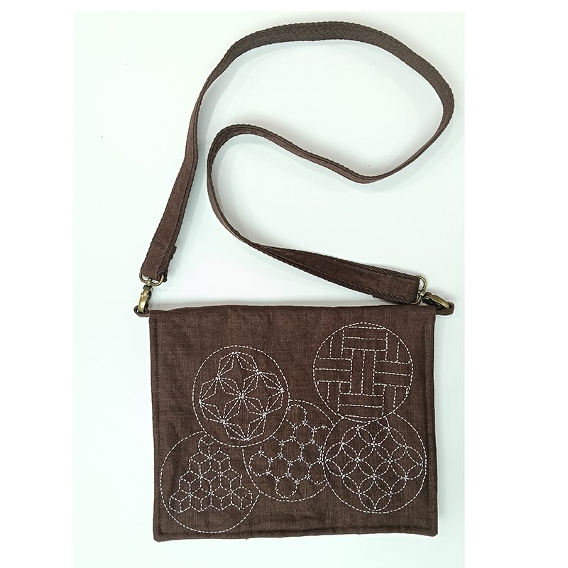 sashiko con entretela soluble